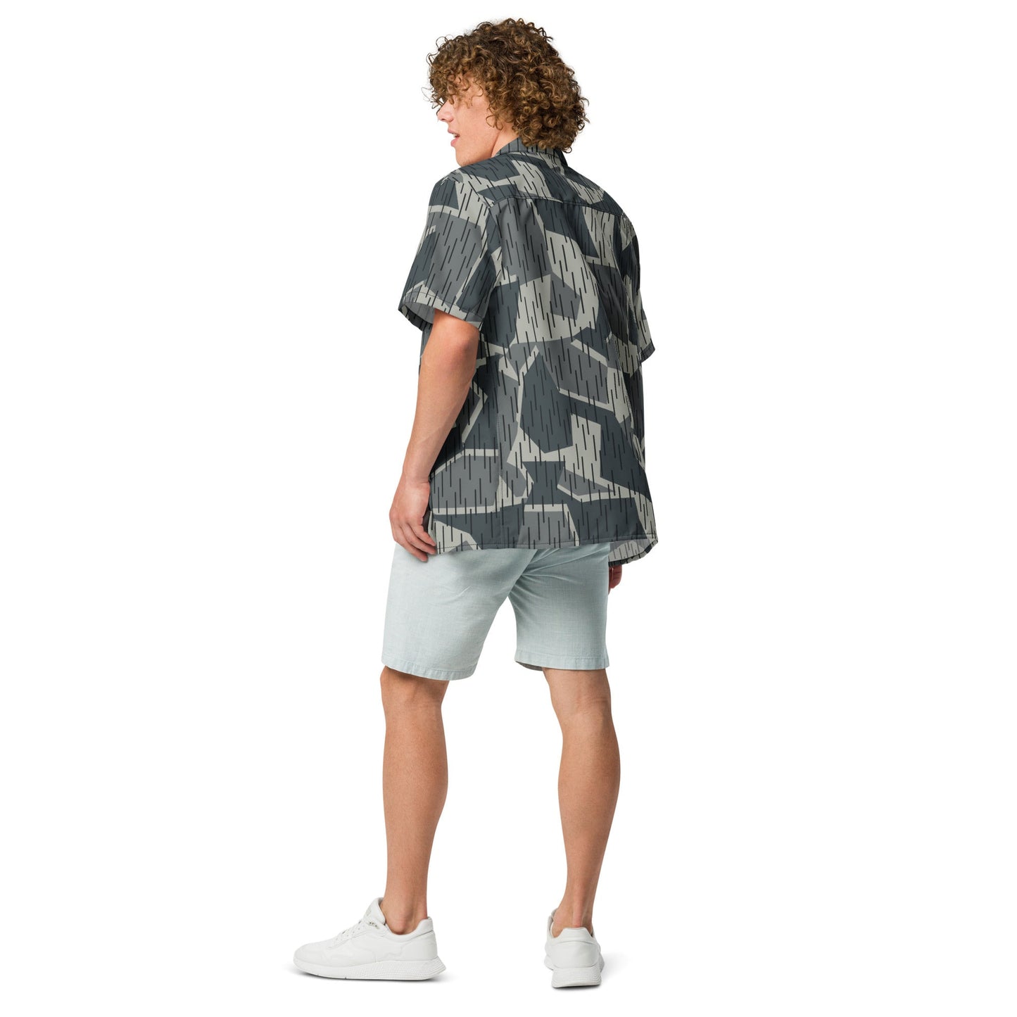 Ad Astra Moon Splittermuster Urban Movie CAMO Unisex button shirt - Button Shirts