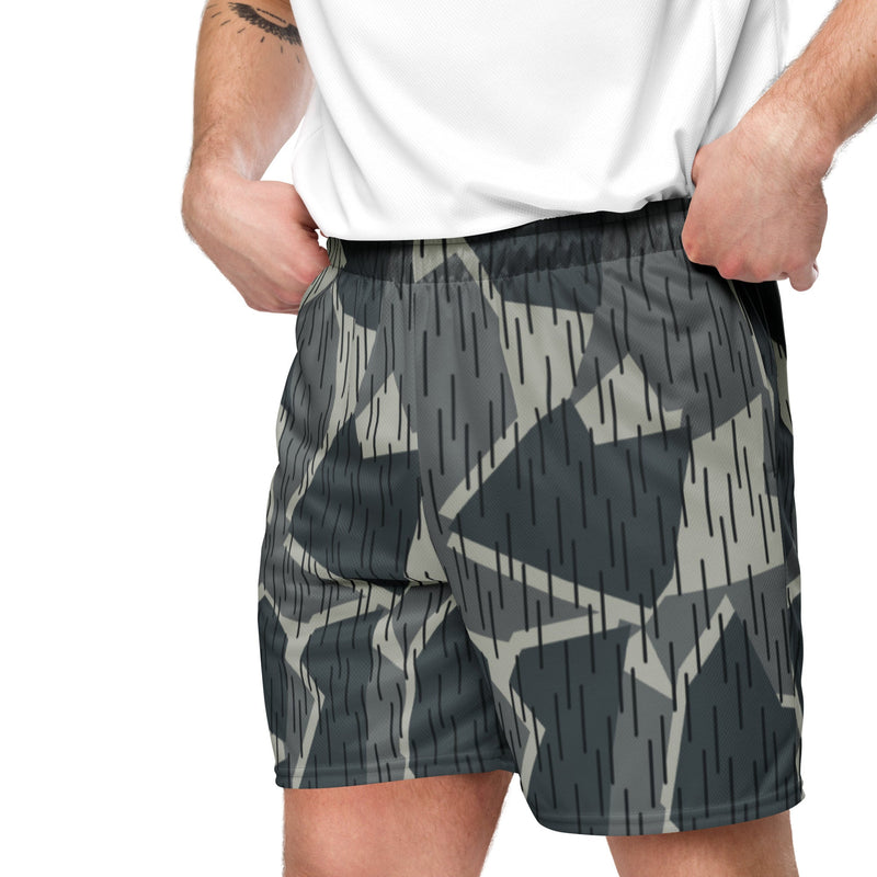 Lunar Vector CAMO Unisex Mesh Shorts