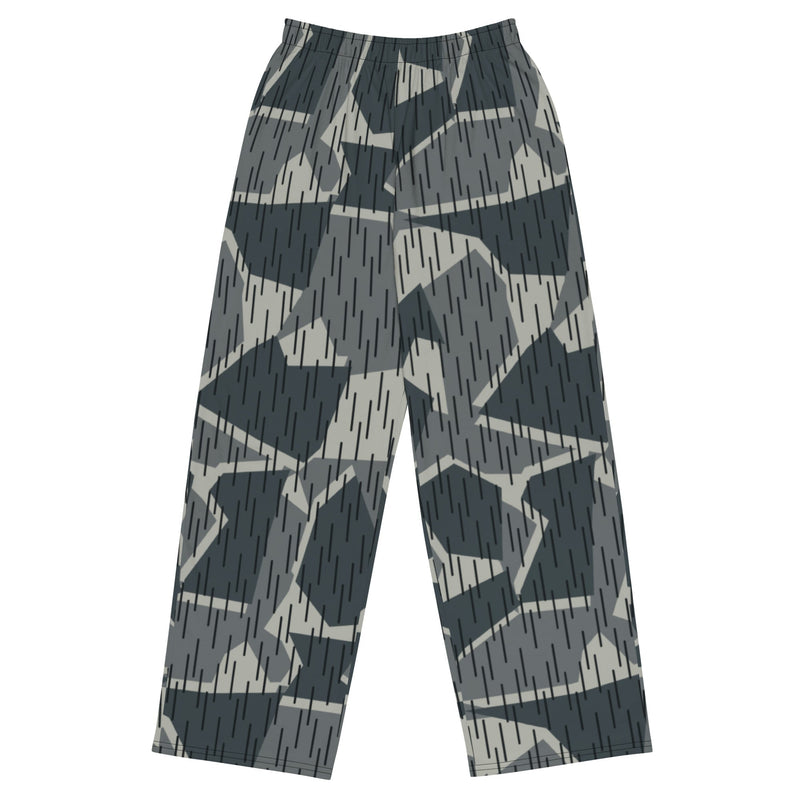 Lunar Vector CAMO Unisex Wide-Leg Leisure Pants - 2XS