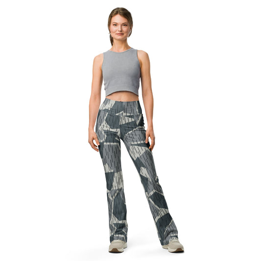 Ad Astra Moon Splittermuster Urban Movie CAMO Womens Flare Leggings - 2XS