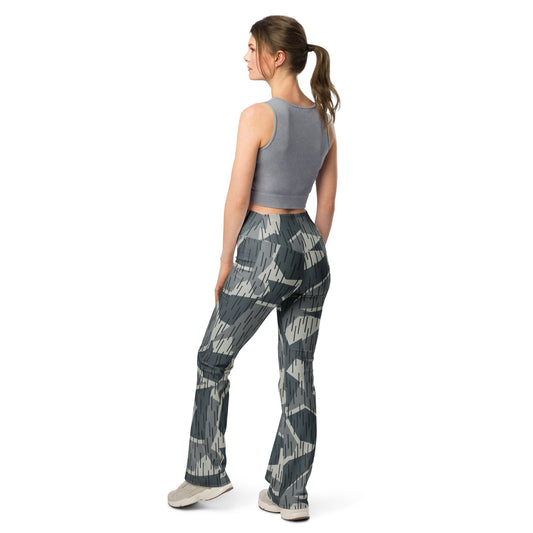 Ad Astra Moon Splittermuster Urban Movie CAMO Womens Flare Leggings