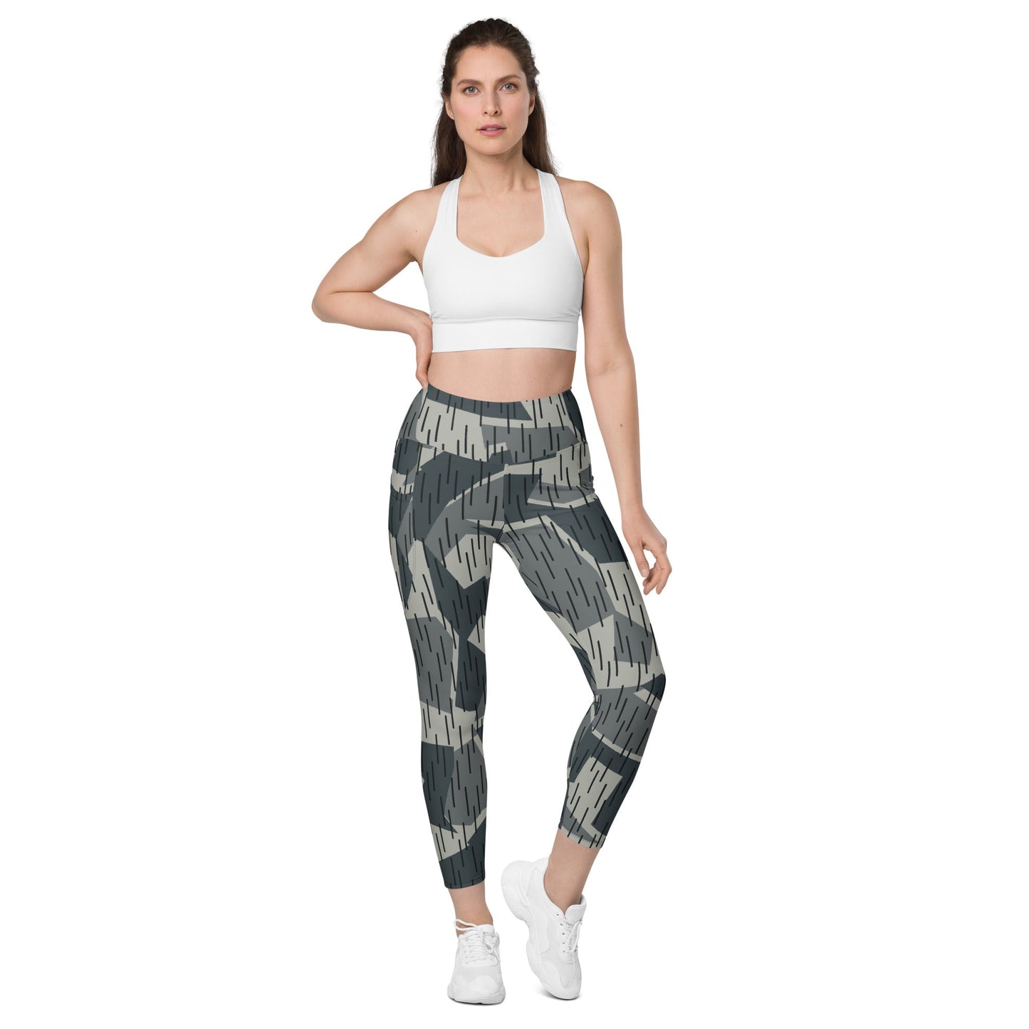 Ad Astra Moon Splittermuster Urban Movie CAMO Womens Leggings with Pockets