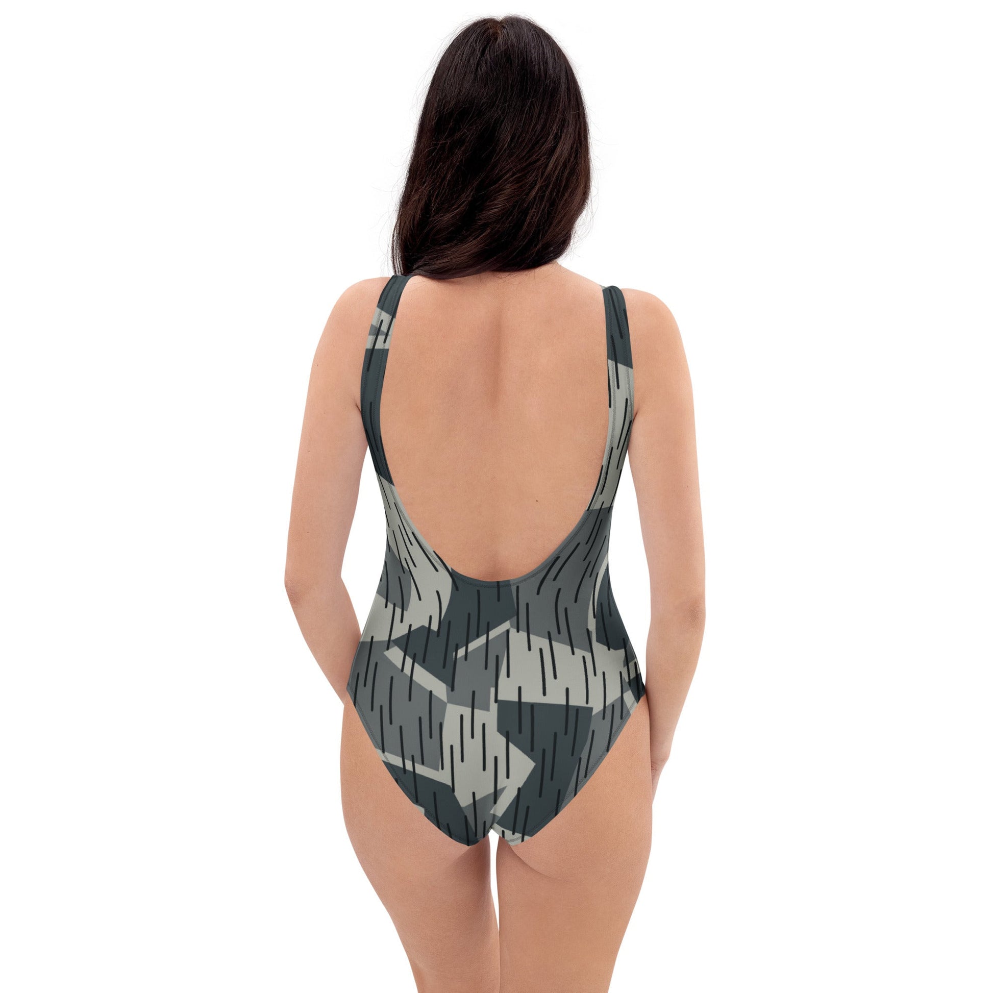 Ad Astra Moon Splittermuster Urban Movie CAMO Womens One-Piece Swimsuit