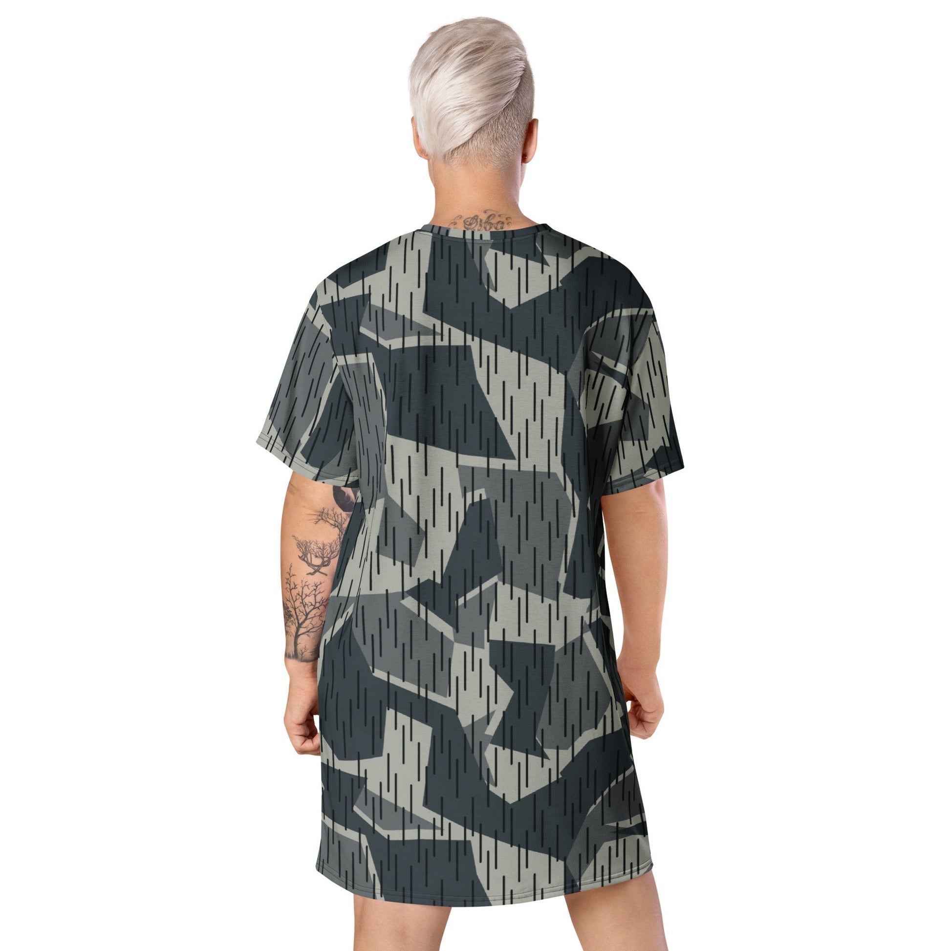 Ad Astra Moon Splittermuster Urban Movie CAMO Womens T-Shirt Dress
