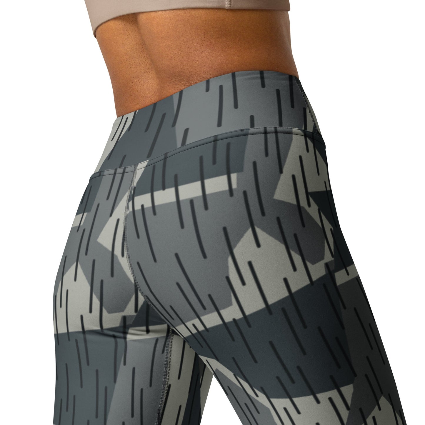 Ad Astra Moon Splittermuster Urban Movie CAMO Yoga Leggings - Womens