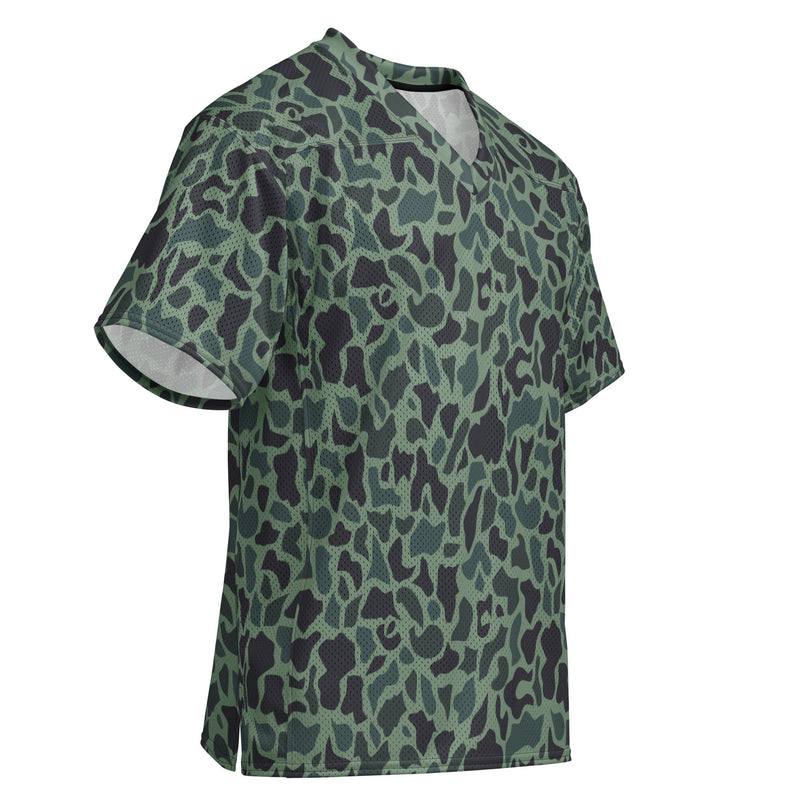 Duck Hunter Woodland Spot CAMO Unisex American Football Jersey