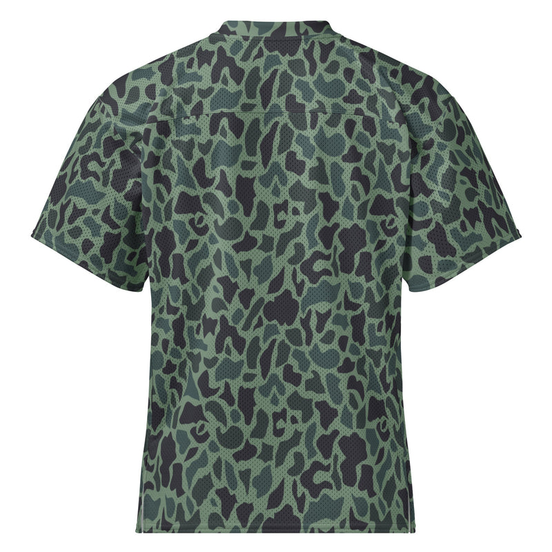 Duck Hunter Woodland Spot CAMO Unisex American Football Jersey