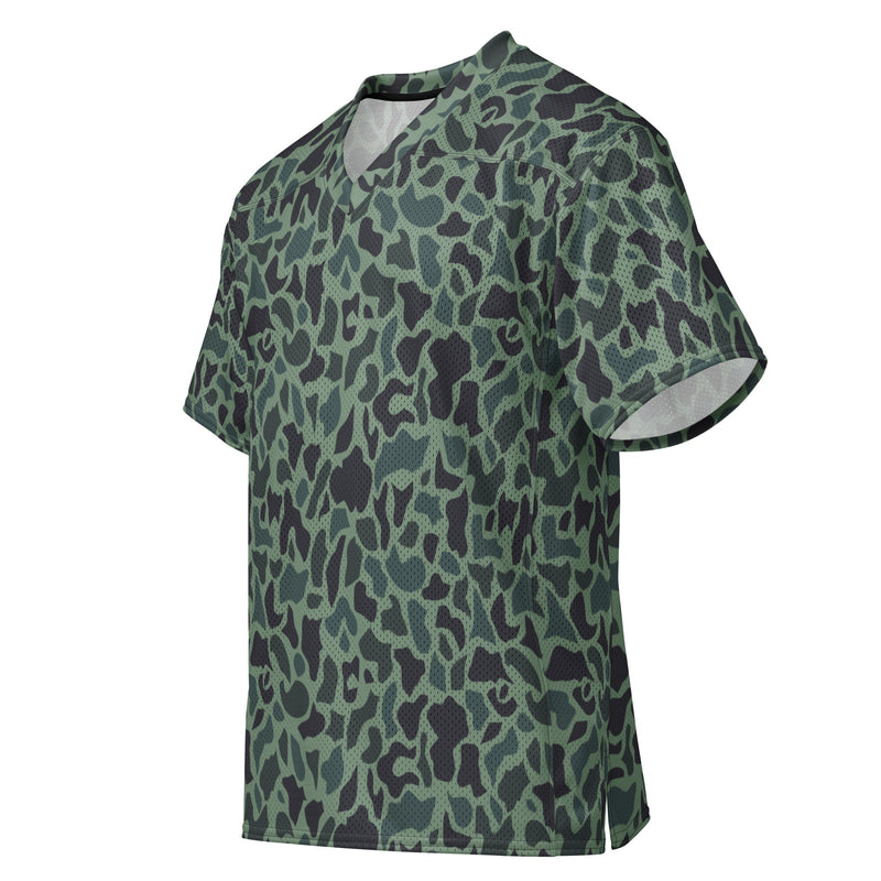 Duck Hunter Woodland Spot CAMO Unisex American Football Jersey