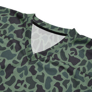 Duck Hunter Woodland Spot CAMO Unisex American Football Jersey