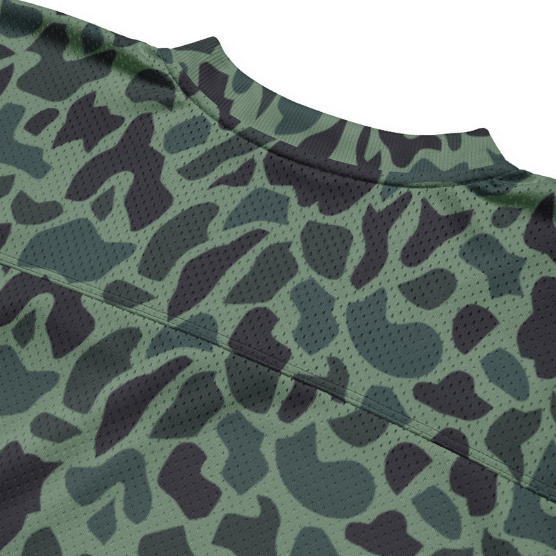 Duck Hunter Woodland Spot CAMO Unisex American Football Jersey
