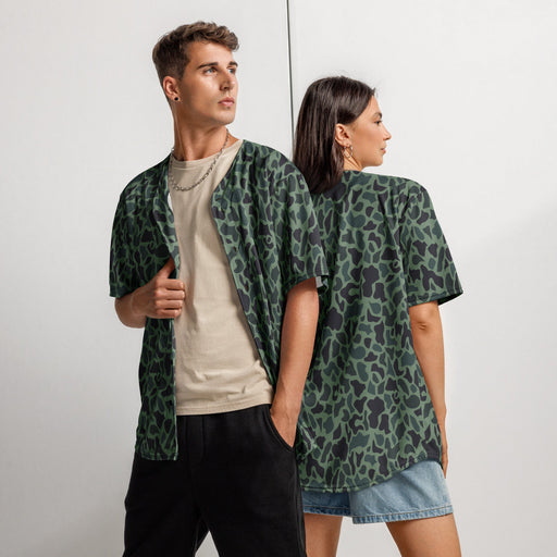 Duck Hunter Woodland Spot CAMO Unisex Baseball Jersey - 2XS