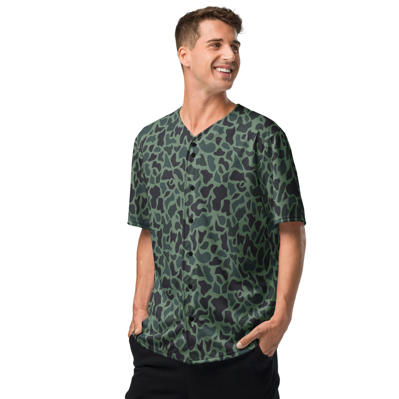 Duck Hunter Woodland Spot CAMO Unisex Baseball Jersey