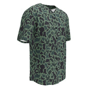 Duck Hunter Woodland Spot CAMO Unisex Baseball Jersey