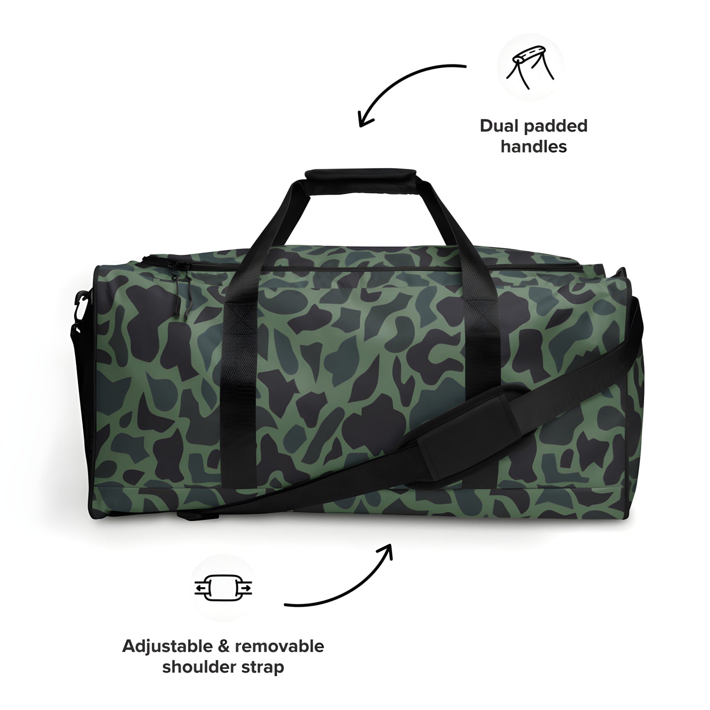Afghanistan Duck Hunter Northern Alliance Spot CAMO Duffle Bag