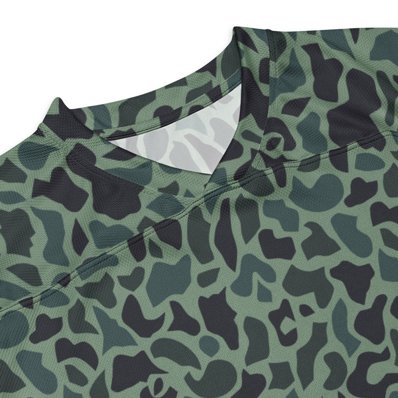 Duck Hunter Woodland Spot CAMO Unisex Hockey Fan Jersey