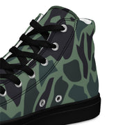 Duck Hunter Woodland Spot CAMO Mens High-Top Canvas Shoes