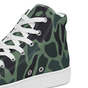 Duck Hunter Woodland Spot CAMO Mens High-Top Canvas Shoes