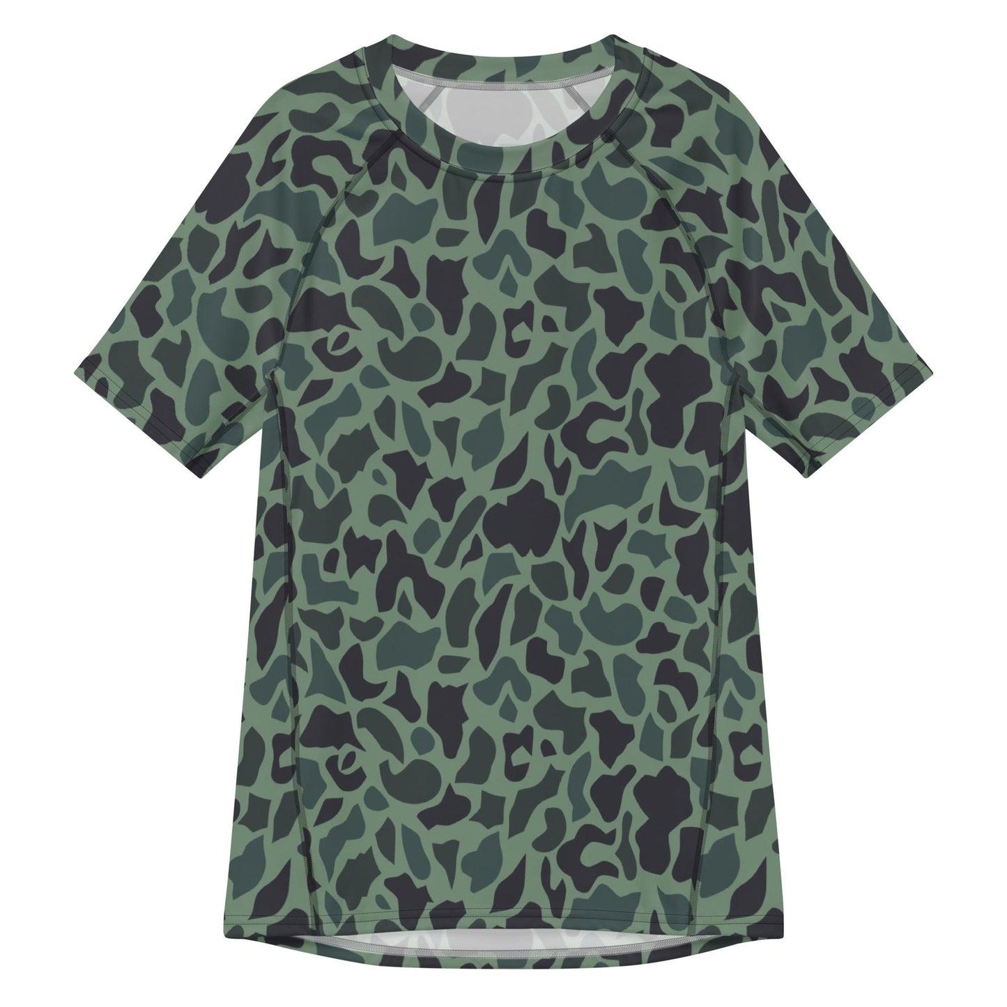 Afghanistan Duck Hunter Northern Alliance Spot CAMO Mens Short-Sleeve Rash Guard - 2XS - Short-sleeve Guards