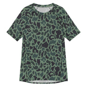 Duck Hunter Woodland Spot CAMO Mens Short-Sleeve Rash Guard - 2XS - SS