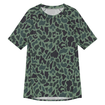 Afghanistan Duck Hunter Northern Alliance Spot CAMO Mens Short-Sleeve Rash Guard - 2XS - Short-sleeve Guards