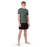 Duck Hunter Woodland Spot CAMO Mens Short-Sleeve Rash Guard - SS