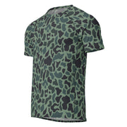 Duck Hunter Woodland Spot CAMO Mens Short-Sleeve Rash Guard - SS