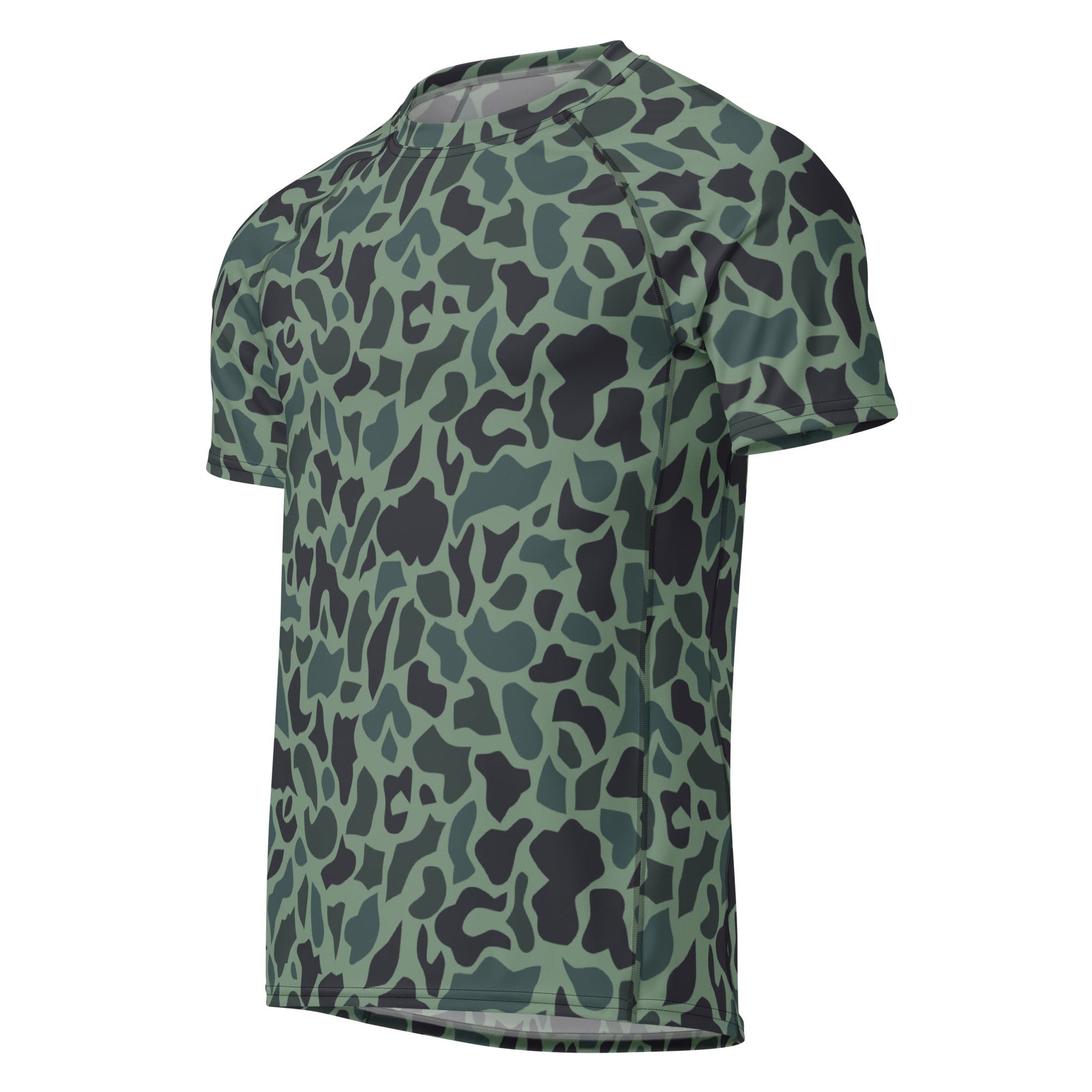 Afghanistan Duck Hunter Northern Alliance Spot CAMO Mens Short-Sleeve Rash Guard - Short-sleeve Guards
