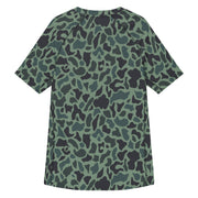 Duck Hunter Woodland Spot CAMO Mens Short-Sleeve Rash Guard - SS