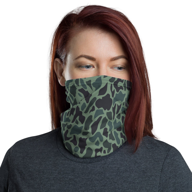Duck Hunter Woodland Spot CAMO Neck Gaiter - Head