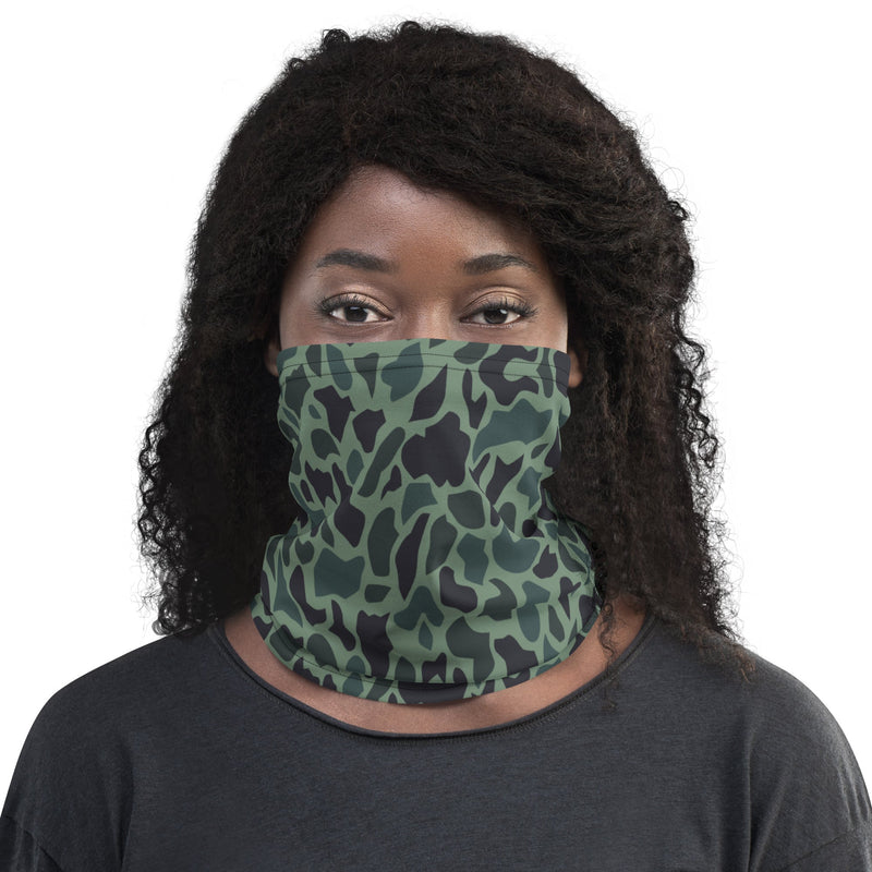 Duck Hunter Woodland Spot CAMO Neck Gaiter - Head