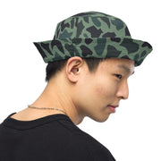 Duck Hunter Woodland Spot CAMO Reversible Bucket Hat - Head