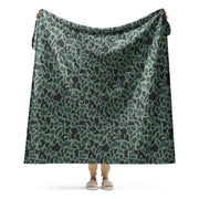 Duck Hunter Woodland Spot CAMO Sherpa Blanket - 60″×80″