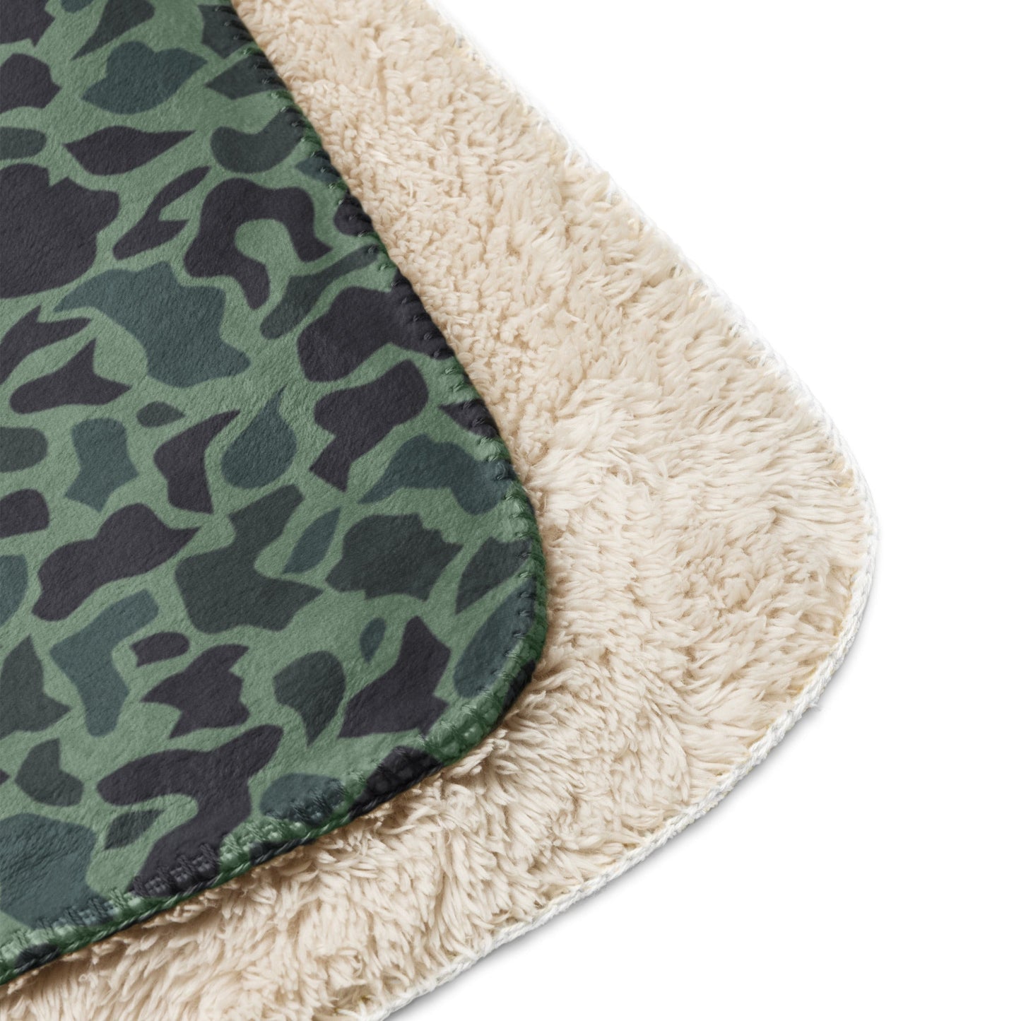 Afghanistan Duck Hunter Northern Alliance Spot CAMO Sherpa blanket Blankets