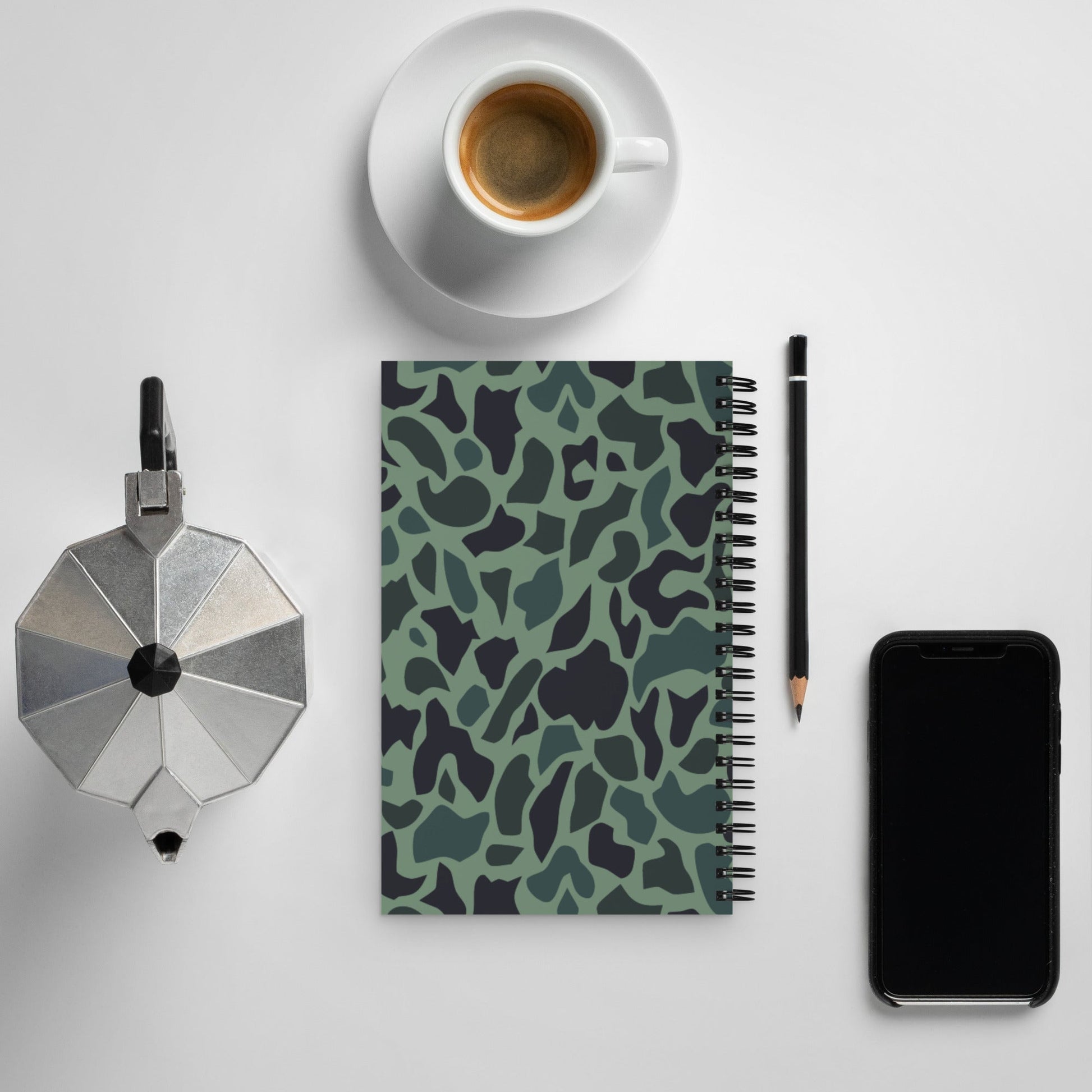 Afghanistan Duck Hunter Northern Alliance Spot CAMO Spiral notebook - Notebooks