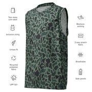 Duck Hunter Woodland Spot CAMO Unisex Basketball Jersey