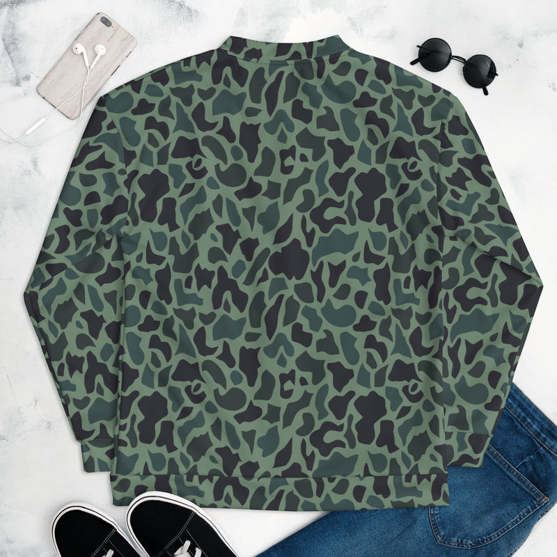 Duck Hunter Woodland Spot CAMO Unisex Bomber Jacket