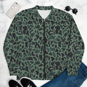 Duck Hunter Woodland Spot CAMO Unisex Bomber Jacket - XS