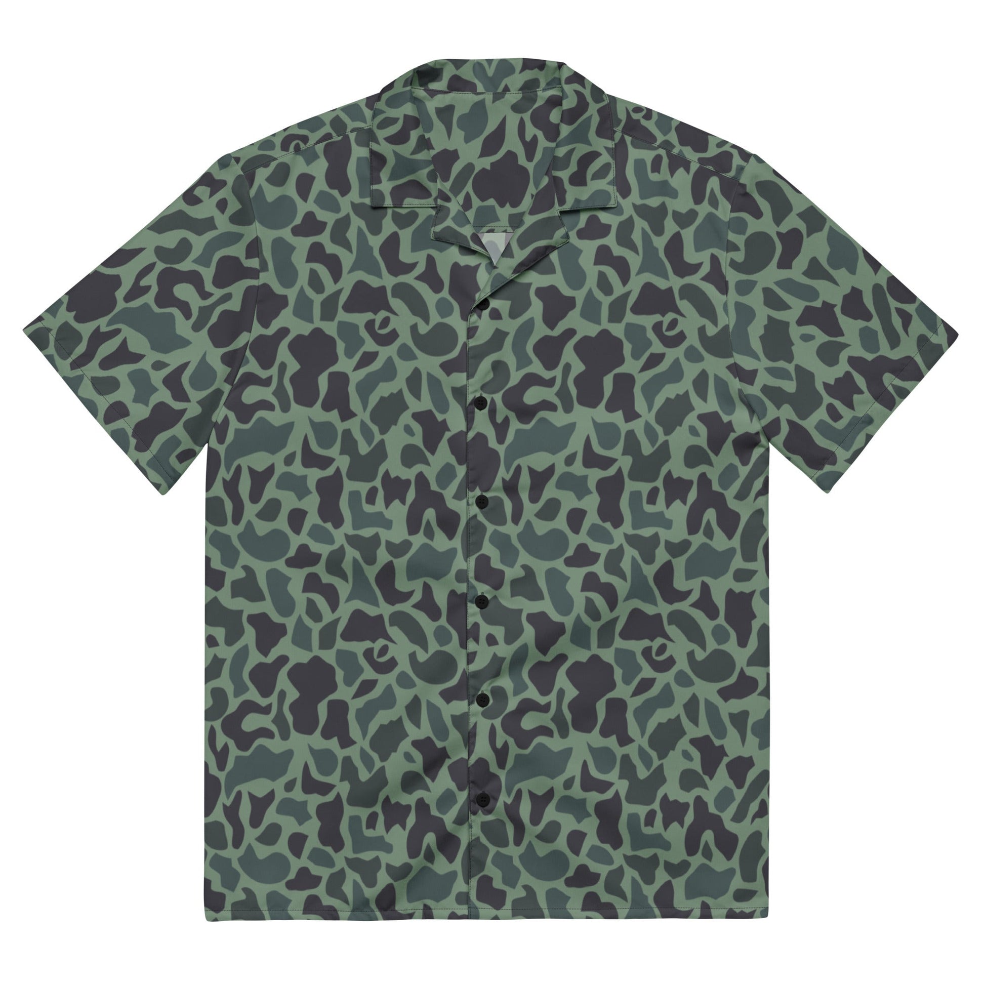 Afghanistan Duck Hunter Northern Alliance Spot CAMO Unisex button shirt - 2XS - Button Shirts