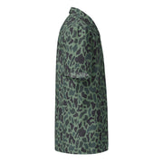 Duck Hunter Woodland Spot CAMO Unisex Short-Sleeve Button Shirt - Button-Up
