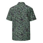 Duck Hunter Woodland Spot CAMO Unisex Short-Sleeve Button Shirt - Button-Up