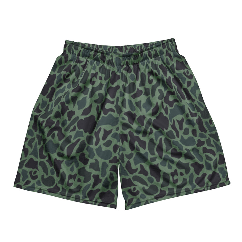 Duck Hunter Woodland Spot CAMO Unisex Mesh Shorts - 2XS