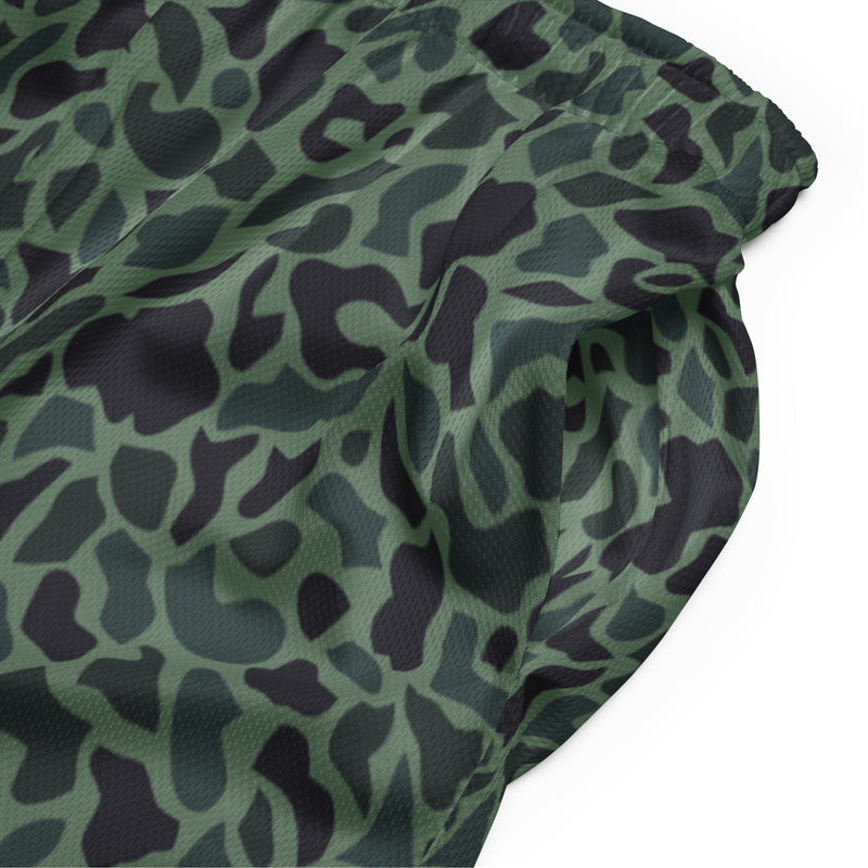 Duck Hunter Woodland Spot CAMO Unisex Mesh Shorts