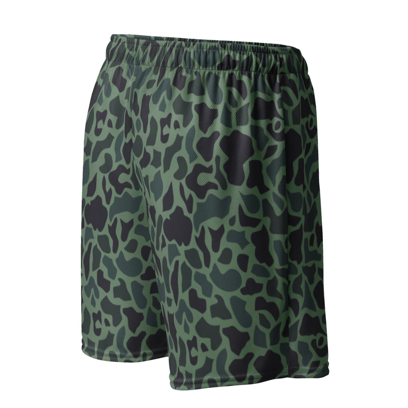 Duck Hunter Woodland Spot CAMO Unisex Mesh Shorts