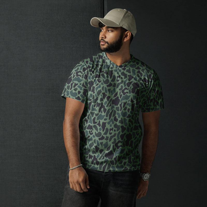 Duck Hunter Woodland Spot CAMO Unisex Sports Jersey
