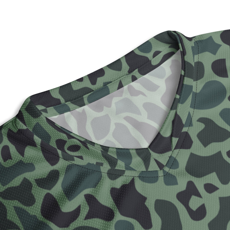 Duck Hunter Woodland Spot CAMO Unisex Sports Jersey