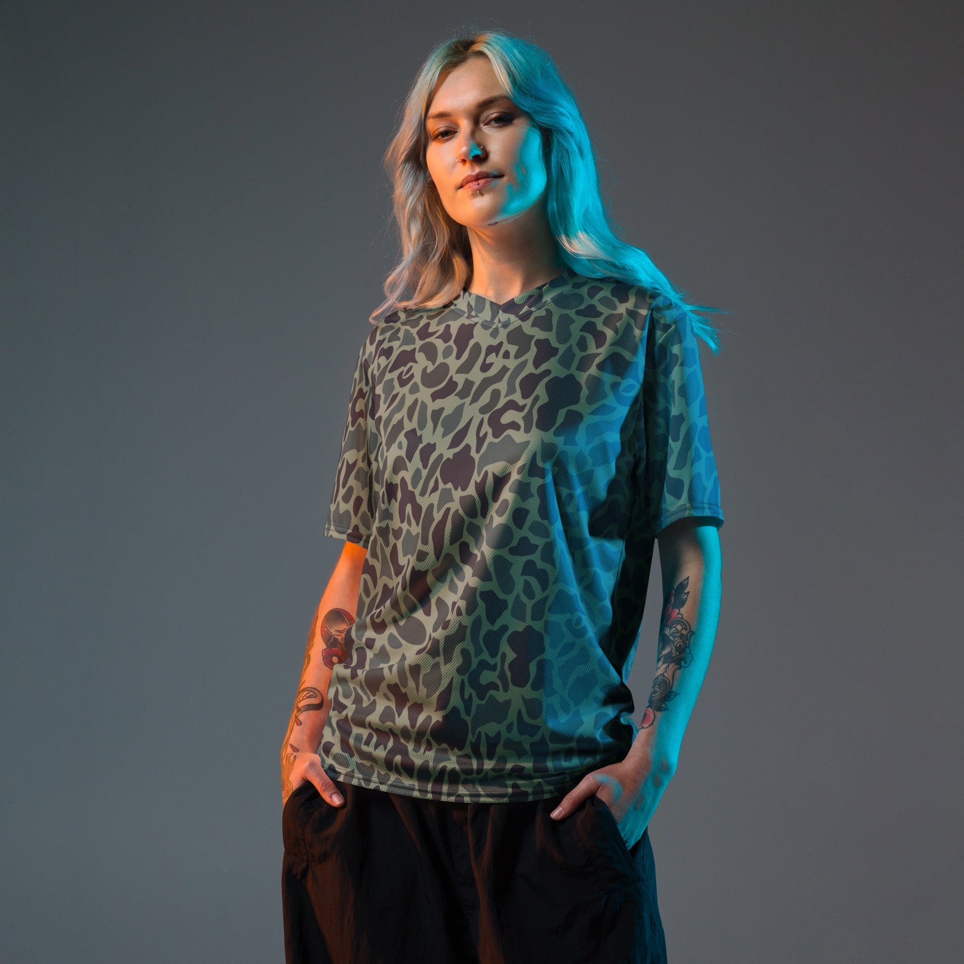 Afghanistan Duck Hunter Northern Alliance Spot CAMO unisex sports jersey - Sports Jerseys