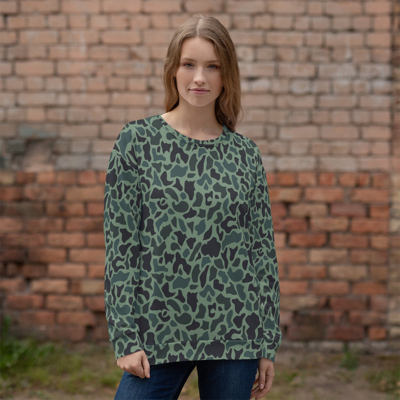 Duck Hunter Woodland Spot CAMO Unisex Sweatshirt