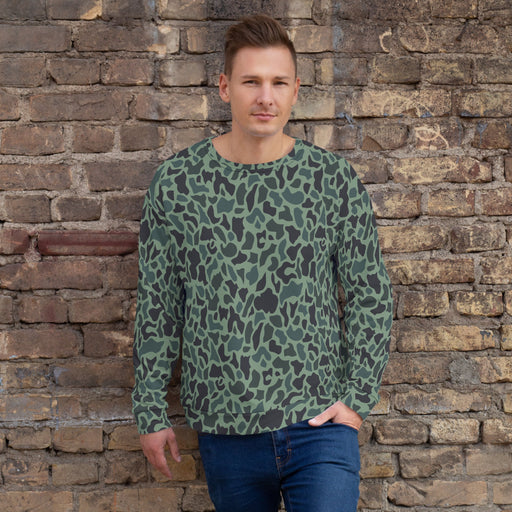 Duck Hunter Woodland Spot CAMO Unisex Sweatshirt - XS