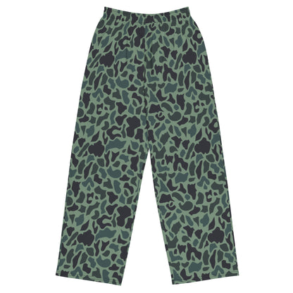 Afghanistan Duck Hunter Northern Alliance Spot CAMO unisex wide-leg pants - 2XS - Wide-leg Pants