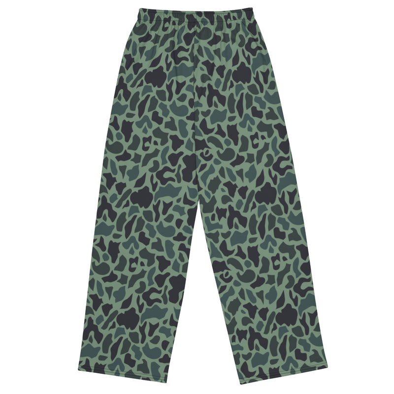 Duck Hunter Woodland Spot CAMO Unisex Wide-Leg Leisure Pants - Pant